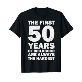 Vintage 50th Birthday Decorations Men Gag Funny 50 Birthday T-Shirt