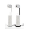 SunnyPoint Toilet Tissue Paper Roll Holder Round Base Stand with
