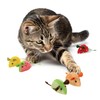 SmartyKat (5 Count) Skitter Slices Plush Catnip Cat Toys -
