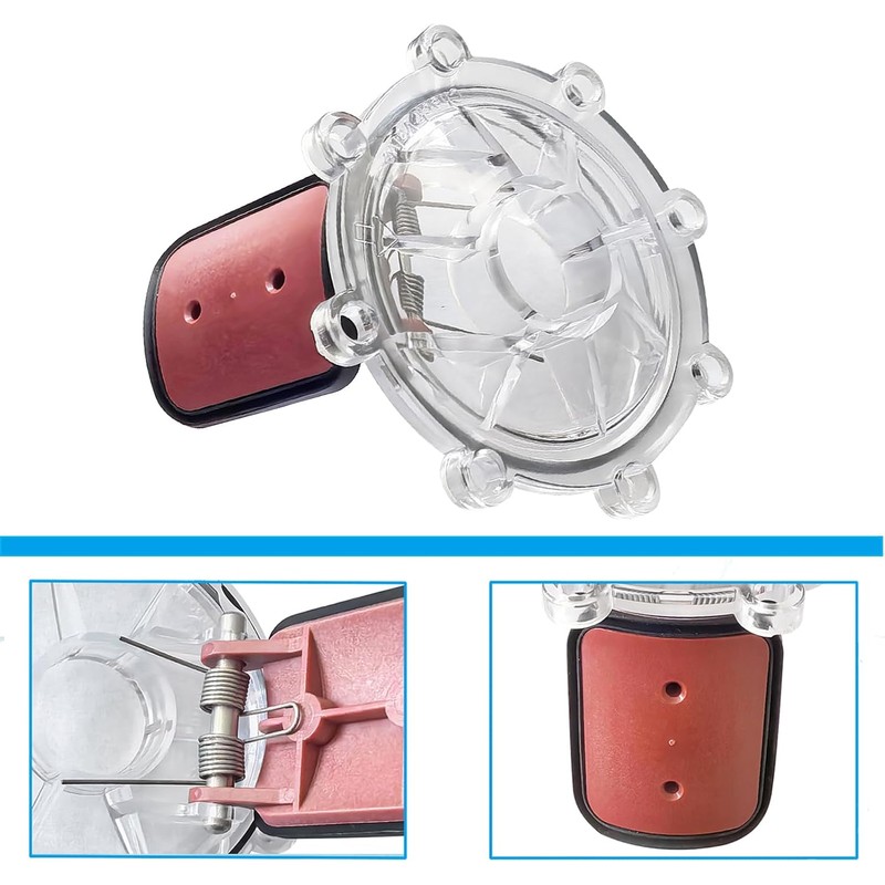 Pool 7056 Check Valve Cover with Flapper Assembly for Jandy