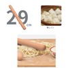 Mirhua めん棒 麺棒 天然木 ブナ パイプ式 ケーキ パイプ式 29cmパイ・ピザ・餃子・パスタ・製菓に