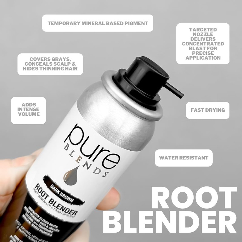 Pure Blends Blonde Root Blender, Concealer & Touch Up Spray,