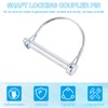 PATIKIL Trailer Coupler Pin 3/8x2-5/6", 4 Pcs Wire Lock Pin
