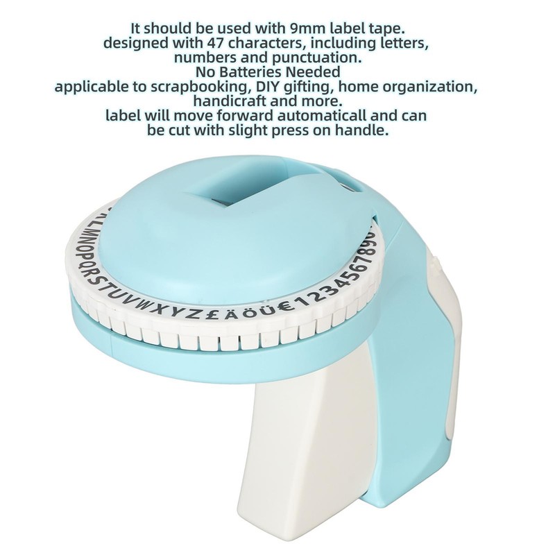 Embossing Label Maker 47 Printable Characters 600dpi Easy Control Label