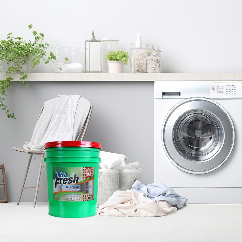 Ultra Fresh 5 Gallon Liquid Laundry Detergent Washing Soap for