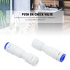 Zreneyfex 6Pcs 1/4" Push to Connect Check Valve Set, Push