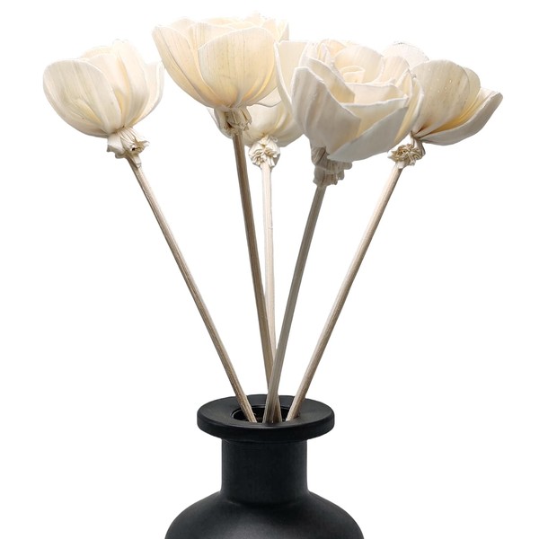 Künstliche Blumen-Diffusorstäbchen, Diffusorstäbchen für ätherisches Öl, Faserstäbchen, Duftzubehör, Ersatz-Nachfüllstäbchen für