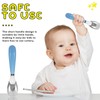 VICASKY 3pcs Baby Utensils Set Baby Spoon Metal Stainless Steel