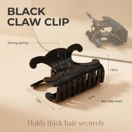 Hair Accessories Set - Claw Clips - Bobby Pins - Hair Ties - Secure Hold