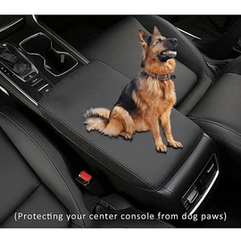 Intget - Funda para reposabrazos de consola central de coche para Honda Accord 2021 2020 2019 2018 - Accesorios de cuero interior para coderas y reposabrazos