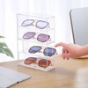 Stackable 4 Drawer, Acrylic Glasses Storage Box for Make-Up, Office