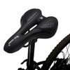 Bicycle Saddle Breathable PU Leather Hollow Cushion Comfortable Road Bike