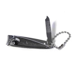 Wholesale Lot of 72 Professional Stainless Steel Nail Clippers with Nail File & Chain