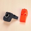 Nassau Dual Whistle for Referees with Lanyard 2-Color Orange
