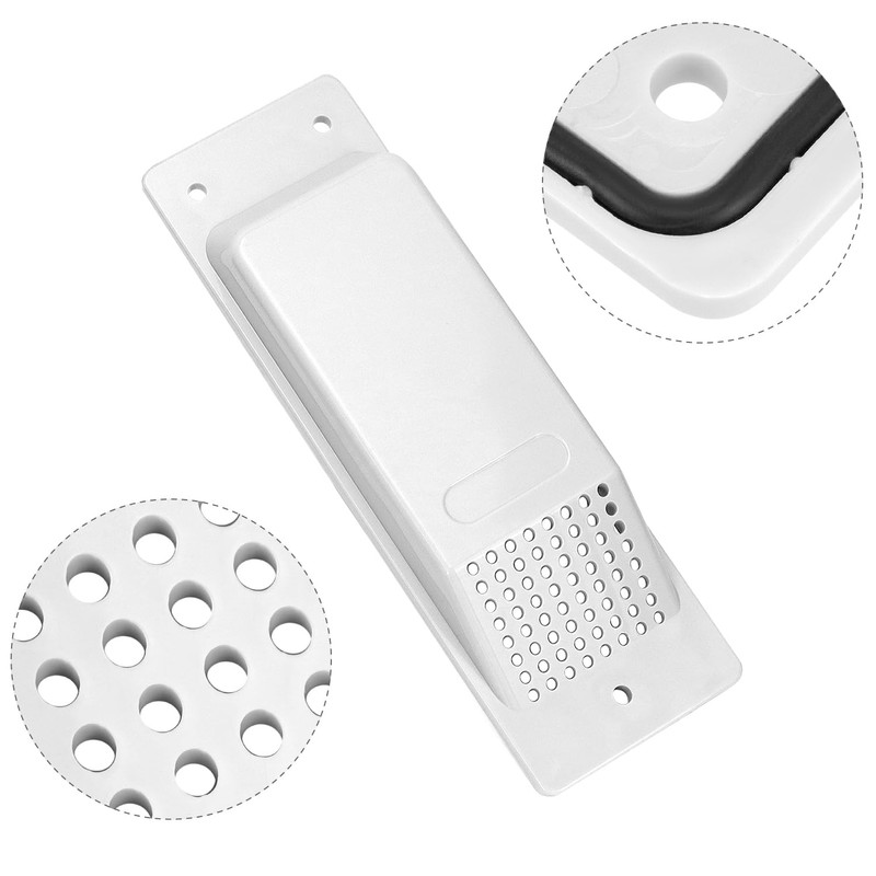 QWORK Shipping Container Air Vents - 8" x 2.6" Light