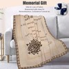 AUIVTY Memorial Gifts for Loss of Father Mother Sympathy Blanket