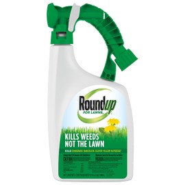 Roundup For Lawns3 Ready-To-Spray (Northern), 32 oz. - Lawn Safe Weed Killer for Northern Lawns, Kills Crabgrass, Dandelion, Clover and Yellow Nutsedge - Kills Weeds, Not the Lawn