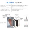 YTKavq 455572 - Batería de iones de litio (3,7 V,