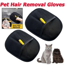 Unbranded 2PCS Pet Hair Removal Gloves Pet Grooming Gloves Pet Hair Remover USA