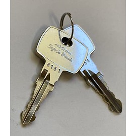 Replacement Keys for Tennant & Nobles Floor Scrubbers 2-Keys SafeCo Brands