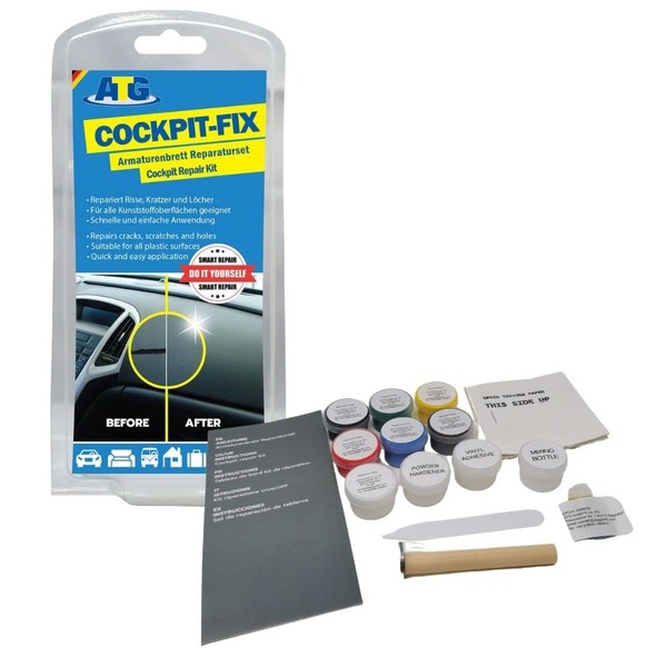 ATG Dashboard Repair Kit | Dash Repair | Dash Repair Kit | Leather and Vinyl Repair kit | Dashboard Repair | Dash Kit | Cracked Dashboard Repair Kit | Vinyl Repair Kit | Dashboard Repair | Epoxy Glue