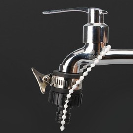 Plastic Porch Faucet Coupling Hose Connector Fitting / 플라스틱 베란다 수도꼭지 커플링 호스 커넥터 연결구