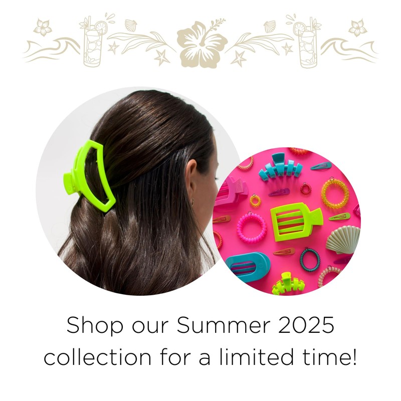 TELETIES - Open Medium Hair Clip - For Thin to