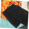 VICASKY 2pcs Fast Drying Hair Towels Pure Cotton Black Salon