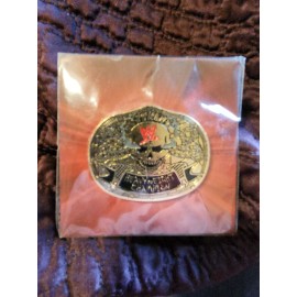 WWE Smoking Skull Heavyweight World Title Belt Loot Slam Crate Pin WWE NEW