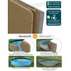 Jasonwell Foldable Dog Pet Bath Pool Collapsible Dog Pet Pool