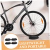 GRIRIW 4Pcs Indoor Bike Trainer Front Wheel Riser Block Stable