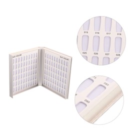 Housoutil Nail Art Supply Manicure Display Board 120 Nail Tips Sturdy Salon Home