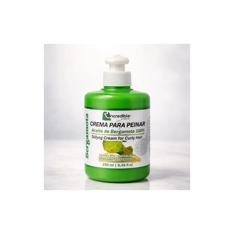 Crema Para Cabello Rizado Aceite Bergamota Rizos Curl 250ml