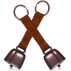 iplusmile Bear Bell, Mountain Climbing, Copper Mountain Climbing, Hiking, 2 Pieces (Brown)