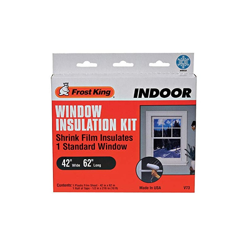 Indoor Shrink and Seal Window Kit 42" x 62"