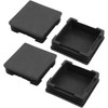 LEAUNGYOO 4pcs Square Pipe Cap 2.8 x 2.8 inches (70