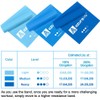 A AZURELIFE Resistance Bands,Professional Long Non-Latex Elastic Stretch Bands,Exercise Bands