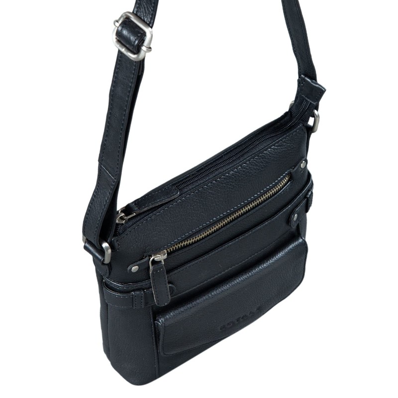 ROYALZ 'Madison' Vintage Handbag Women's Shoulder Bag Small Compact Leather