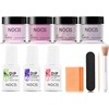Kit de uñas en polvo de inmersión 4 colores –