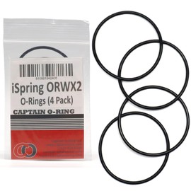 Captain O-Ring - Anillos tóricos de repuesto ORWX2 para iSpring WSP WSPSL Series Spin Down Sedimento Filtro de agua (paquete de 4)