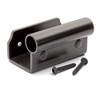 Rolling Ladder Track Bracket – Black Finish, Hook Style Horizontal