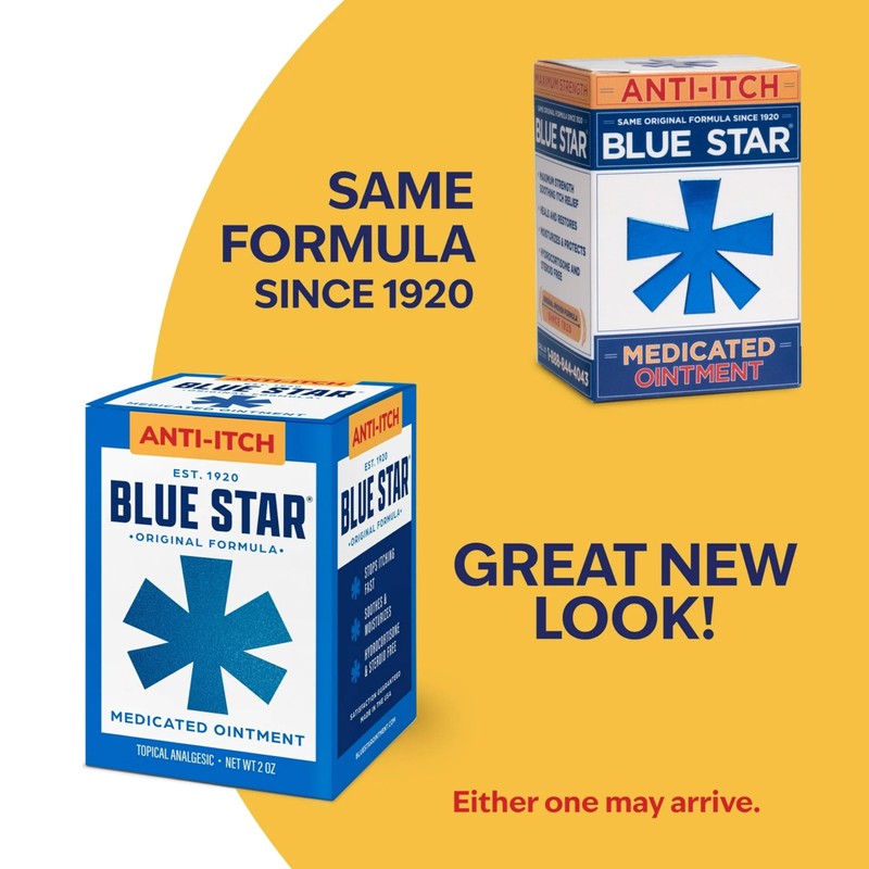 Blue Star Ointment - 2 oz Pack of 4