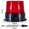 AnTom Wireless Strobe Light, Red LED Rechargeable Battery Magnet Rooftop