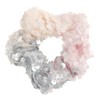 3Pcs Shiny Sequin Hair Scrunchies Hairbands, Women Girls Elastic Glitter