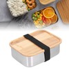 Bento Lunch Box 304 Stainless Steel Secure Bento Boxes with