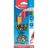 Maped Colouring Set - 12 Colour'Peps Colouring Pencils + Zenoa