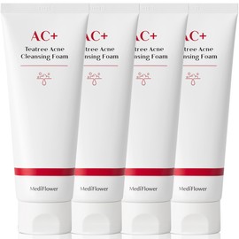 Mediflower Tea Tree Acne Cleansing Foam 150mlx3pcs Skin irritation test completed - 2.Tea Tree Acne Cleansing Foam 150mlx4pcs / 메디플라워 티트리 아크네 클렌징폼 150mlx3개피부자극 테스트완료 - 2.티트리 아크네 클렌징폼 150mlx4개