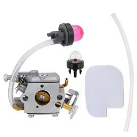 Hipa PR4218 Carburetor Fit for Poulan Husqvarna PL3314 PL3816 PR4016 PD4218 PD4016 Poulan Pro PR4218A 18" 42cc Chainsaw Model Replace 596786602 with Chainsaw Air Purge Primer Bulb