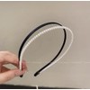 Pearl Headband Velour Black Adult Hair Band Wedding Hair Accessory