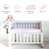 Crib Sheets 50x90cm Award Winning 100% Organic Cotton Fully Fitted